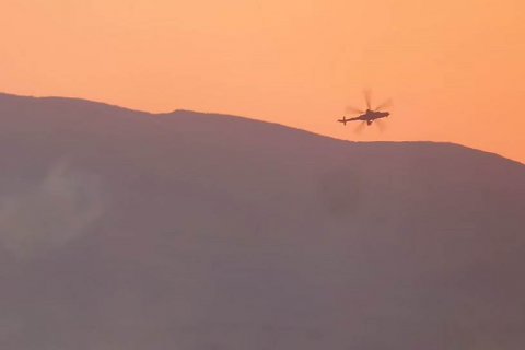 В Сирии сбит третий российский вертолет. Видео