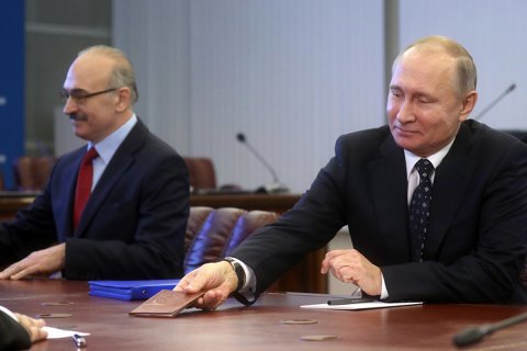 Избирательный фонд Путина оказался больше, чем у всех остальных кандидатов, вместе взятых